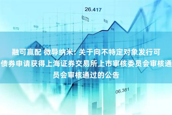 融可赢配 微导纳米: 关于向不特定对象发行可转换公司债券申请获得上海证券交易所上市审核委员会审核通过的公告